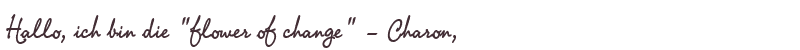 Willkommens-Gru von Charon