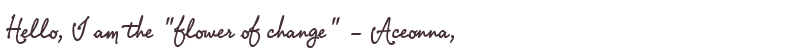 Welcome to Aceonna