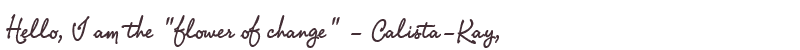 Welcome to Calista-Kay