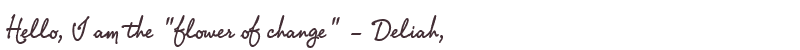 Welcome to Deliah