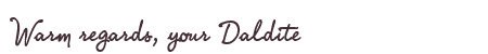 Greetings from Daldite