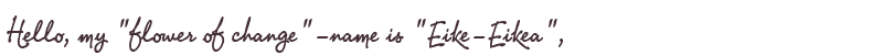 Welcome to Eike-Eikea