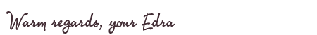 Greetings from Edra