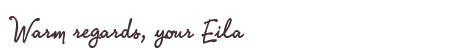 Greetings from Eila