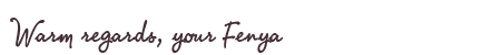 Greetings from Fenya