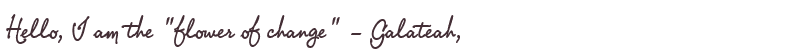 Greetings from Galateah