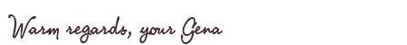 Greetings from Gena