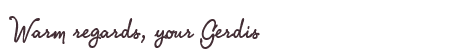 Greetings from Gerdis