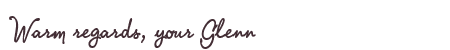 Greetings from Glenn