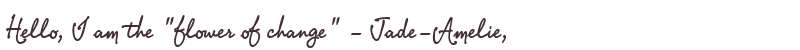 Welcome to Jade-Amelie