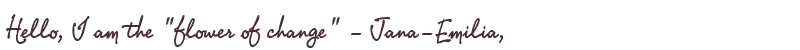 Welcome to Jana-Emilia