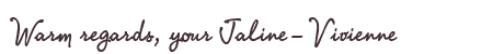 Greetings from Jaline-Vivienne