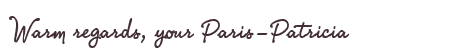 Greetings from Paris-Patricia