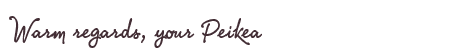 Greetings from Peikea