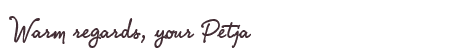 Greetings from Petja