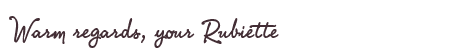 Greetings from Rubiette