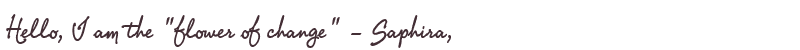 Welcome to Saphira