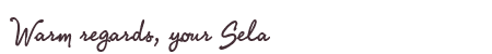 Greetings from Sela