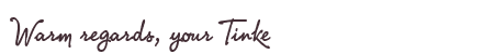 Greetings from Tinke