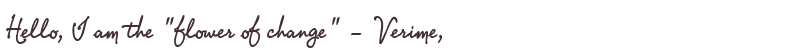 Welcome to Verime