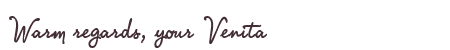 Greetings from Venita