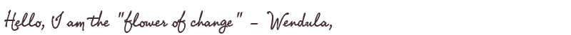 Welcome to Wendula