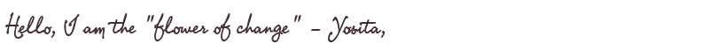Welcome to Yosita