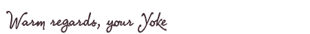 Greetings from Yoke